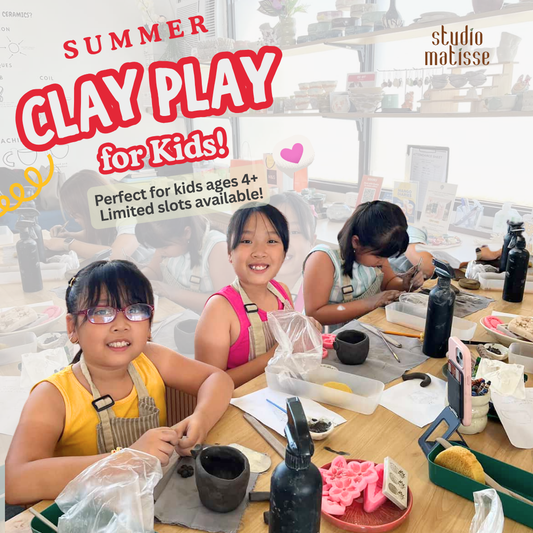 Clay Play Workshop for KIDS at Studio Matisse