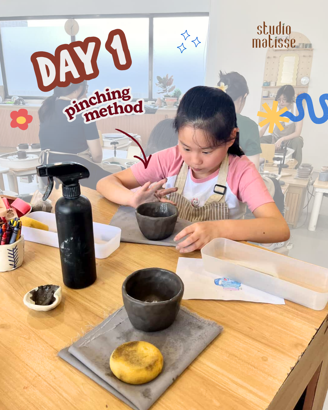 Clay Play Workshop for KIDS at Studio Matisse