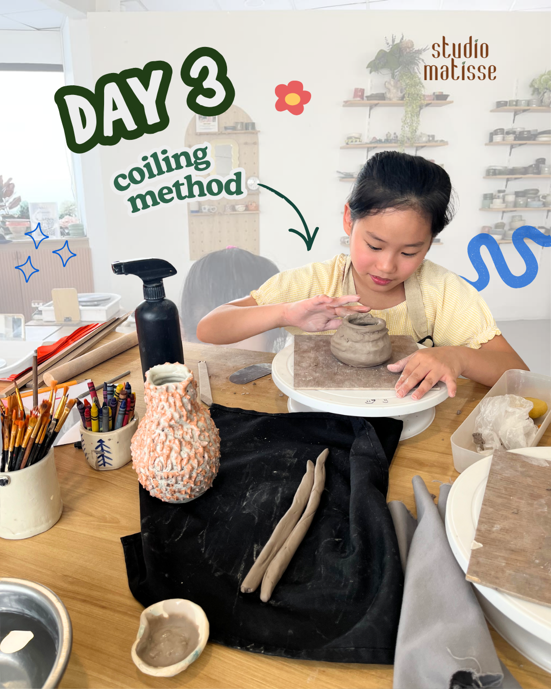 Clay Play Workshop for KIDS at Studio Matisse