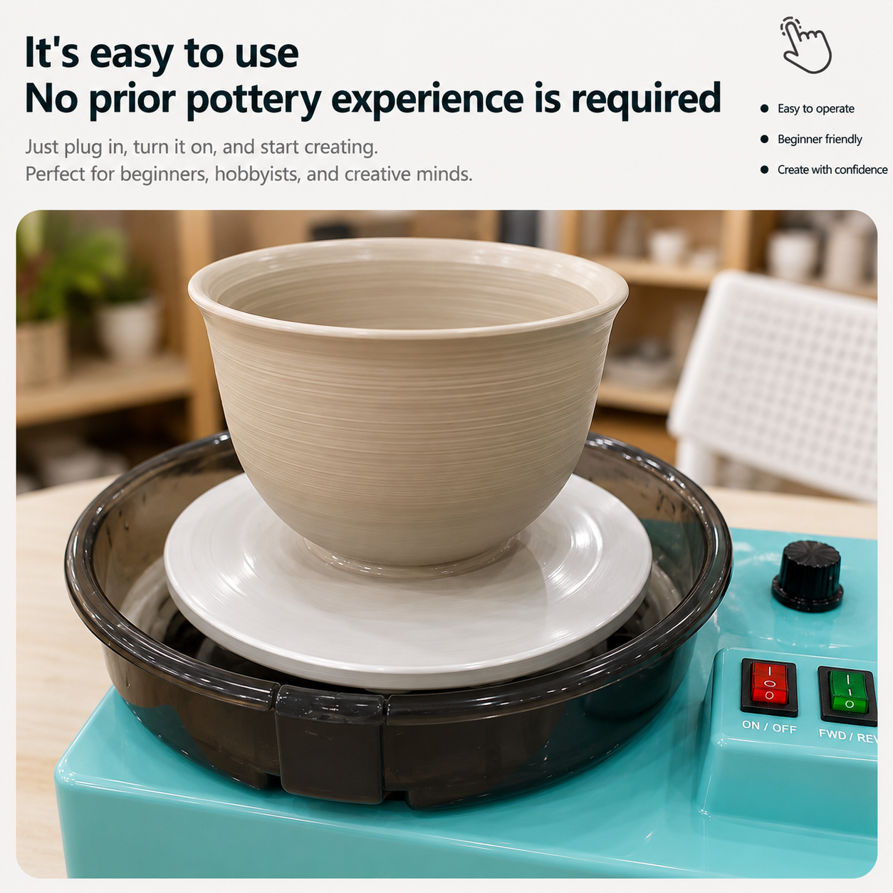Electric Mini Pottery Wheel